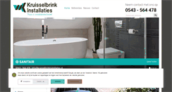 Desktop Screenshot of kruisselbrinkinstallaties.nl