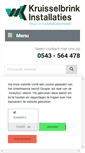 Mobile Screenshot of kruisselbrinkinstallaties.nl